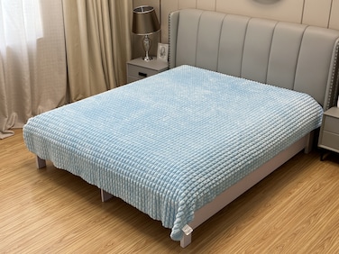 STARGOLD Single Ply Premium Cloudy Blanket Made by 100% Polyester SPUN YARN Obtained From Virgin Polyester 220X240CM 9LBS
