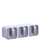 Spices Jar Set With Spoon, Lid Spice and compartment Stand, Food Storage Container for Home Kitchen, Spice,Tea, Sugar, Salt