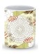 Premium Blooming Flower Designer Mug Green/White/Red