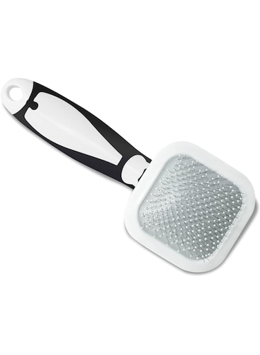 PETPAWJOY Slicker Brush, Dog Brush Gently Cleaning Pin Brush for Shedding Dog Hair Brush for Small Dogs Puppy Yorkie Poodle Rabbits Cats (White)