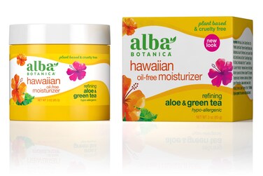 Alba BotanicaHawaiian Oil Free Moisturizer, Refining Aloe &amp; Green Tea, 3 Oz