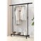 Clothing Garment Rack, Clothes Hanger Stand with Wheels and Storage Shelf, Adjustable Clothes Stand Rack