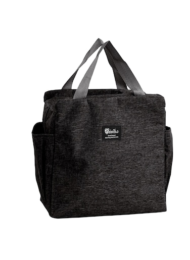 Insulated Lunch Box Bag, 25 x 14 x 25cm Polyester Cooler Tote with 3 Pockets for School, Office, and Picnic
