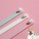 NALACAL Pet Dog Toothbrush, Extra Soft Dog Cat Toothbrushes Dental Cleaning Brushes for Puppy Small Dog and Cat Dogs Teeth Dental Health 3 Pack Kit (White/Green/Pink)
