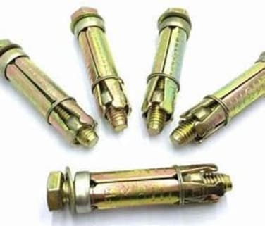 M10 (5 Piece) Expansion Bolts Rawl Plugs Concrete Ground Anchor Bolts Ideal for Construction Automotive &amp; DIY Precision Fully Threaded Secure Hold Concrete Machinery &amp; Furniture M10 x 70mm