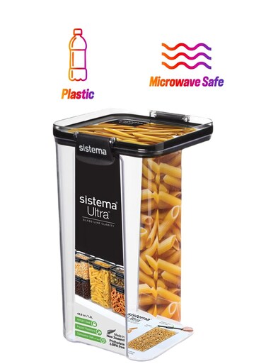 1.3L Tritan Square: Leakproof Food Storage - Microwave, Fridge &amp; Top Rack Dishwasher Safe - ( BPA-Free)
, Made In New Zealand