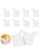 KASTWAVE 10 Adjustable Fridge Dividers &amp; Drawer Organizers with Clips - Great for Kitchen &amp; Office Storage Solutions (White)