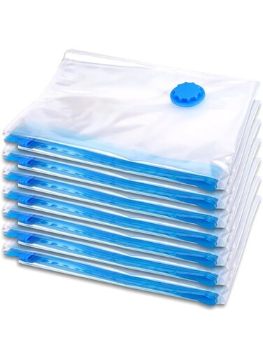 SKEIDO vacuum Space Saver Reusable Sealer Storage bags 60x80cm pouches 7pcs (60 * 80cm 7bags no pump)