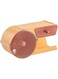 JANNAH Bathroom Shelf Rack Wall Mounted Storage Rack for Hair Dryer, Tissue Holder Bathroom Organizer Shelf (Orange)