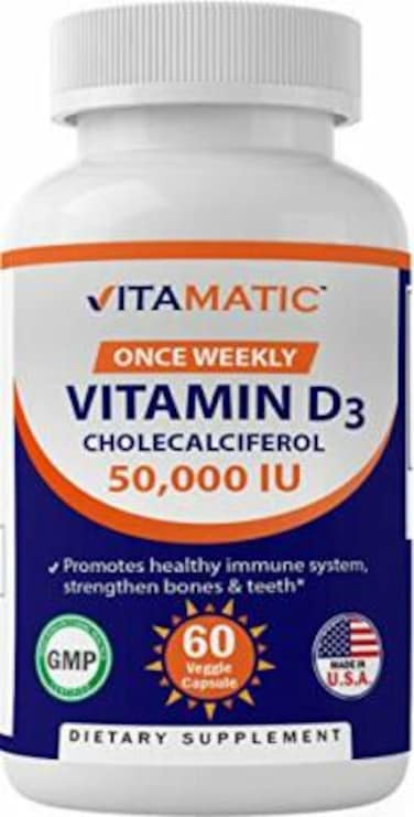 VITAMATIC VITAMIN D3 50,000 IU 60 CAPSULES