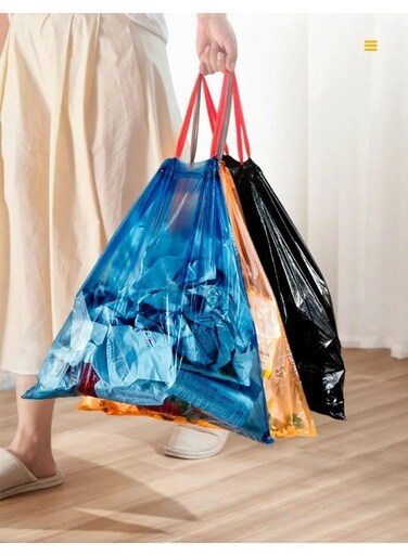 Duty Trash Bags with Strong Handles &acirc;&euro;&ldquo; Leak-Proof &amp; Tear-Resistant Garbage Bags for Home, Kitchen &amp; Office