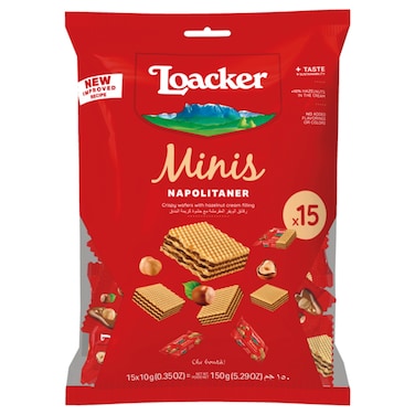 Loacker Minis Napolitaner Chocolate Wafers, 150g