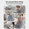 Comfier حزام خصر حراري CF-6413 مع مساج بالاهتزاز، وسادة تدفئة كبيرة جدًا للظهر والخصر، مستويات حرارة قابلة للتعديل، قماش ناعم ومؤقت إيقاف تلقائي