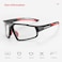 ROCKBROS Photochromic Cycling Glasses for Men Cycling Glasses Clear Safety Glasses Road Mountain Bike Bicycle Glasses