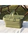 FOINN 2 in 1 Picnic Basket, Collapsible Picnic Basket with Portable Sink Basin Bucket Tray Table Basket with Lid for Organizing Car Trunk Organizer for Picnic Beach Camping