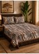 3-Piece Flat Bedsheet Set, Zebra Print, 100% Cotton, 125 GSM, 1 Flat Sheet + 2 Pillowcases &acirc;&euro;&ldquo; Available in King, Queen and Single Sizes