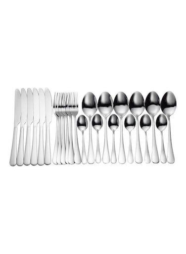 24-Piece Cutlery Set Silver
