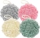 Pack of 4 Shower Bath Sponges Loofah &ndash; Body Shower Sponge, Deep Cleansing Exfoliating Bath Pouf, Quick Dry, Rich Foam Loofah for Men &amp; Women" Random Colors