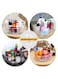 360 Degree Rotating Lazy Susan Turntable Organizer with Adjustable Dividers Transparent BPA Free Plastic Storage for Kitchen Pantry Cabinet Fridge Countertop Makeup and Spice Rack Organization