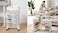5-Tier Bookshelf Storage Cart with Wheels Multi-Functional Movable Book Storage Organizer, Narrow Space saving Utility Shelf for Home Office Dorm and Classroom