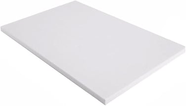 CRAFT MAGIC 2-Pack Large Foam Blocks &ndash; 60 &times; 30 &times; 2.5 cm Polystyrene Styrofoam Sheets for Crafting, Sculpting, Model Making and DIY School Projects