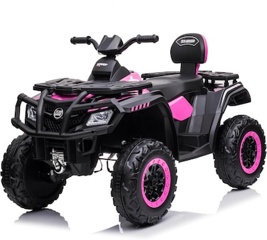 Lovely Baby Kids Powered Riding Quad Bike LB 607EL Electric 4 wheel MotorBike, Battery Operated Ride-On for Children ages 3-10 years - Pink