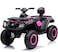 Lovely Baby Kids Powered Riding Quad Bike LB 607EL Electric 4 wheel MotorBike, Battery Operated Ride-On for Children ages 3-10 years - Pink