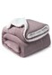 Silky Soft Sherpa Blanket Single Size Ultra Plush Reversible Bed Blanket Lilac 160x220 cm