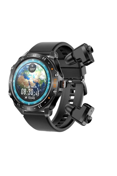 Hype Smartwatch with Earbuds, Bluetooth Calls, Health Tracking, IPS Display