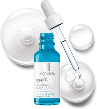 La Roche-Posay Hyalu B5 Pure Hyaluronic Acid Serum for Face, with Vitamin B5. Anti-Aging Serum Concentrate for Fine Lines. Hydrating, Repairing, Replumping. Suitable for Sensitive Skin
