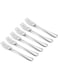 Blackstone AWM Table Fork 6 Pc Set, Food-Grade Stainless Steel Table Fork, Mirror Polished, Dishwasher Safe, Use for Home, Kitchen or Restaurant 398SDF 19cm (TABLE FORK)
