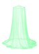 Round Hoop Mosquito Net for Bed, King Size Bed Canopy Hanging Curtain Netting, Princess Round Hoop Sheer Bed Canopy for All Kids Baby Cribs and Adult Beds Fit Twin, Full, Queen - GREEN