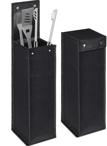 Foldable Grill Tool Bag for Outdoor BBQ Camping and Hiking - Durable Hardware &amp; Tools Case for Grilling Essentials