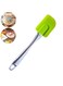 Premium Heat Resistant Green Silicone Spatula &acirc;&euro;&ldquo; BPA Free Food Grade Flexible Rubber Scraper, Detachable Head for Easy Cleaning, Acrylic Handle with Hanging Hole, Non-Stick Cooking Baking Mixing Spatula for Home Kitchens, Restaurants, Bakeries, Cooking Classes, Professional Chefs, and Everyday Cooking &amp; Baking