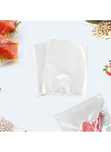 Arabest 100 Pcs Vacuum Sealer bags for Food Saver, Sous Vide Bags, BPA Free, Puncture Prevention Vacuum Seal Food Saver Bags, Seal a Meal Commercial Grade (25cm*30cm)