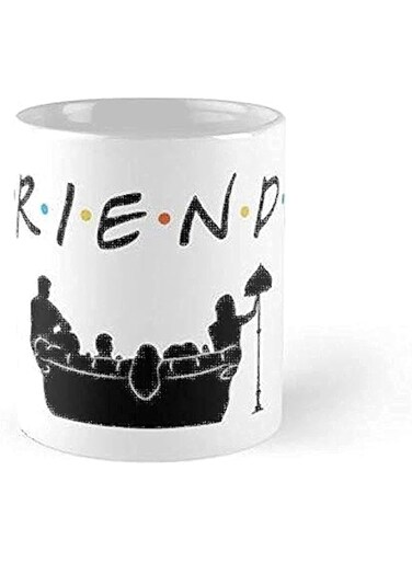 papeyone friends F.R.I.E.N.D.S Ceramic white Mug