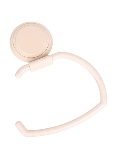 SINO PP Multi-function Waterproof Towel Hanging Bathroom Nailless Punch-free Towel Rack CREAM