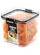 Sistema 51401ZS Ultra Square Canister, Tritan, Clear Black, 700 ml