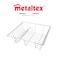 Metaltex Lipsia Silver Dish Drainer &ndash; Durable &amp; Rust-Proof with Polytherm Coating