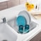 Metaltex Lipsia Silver Dish Drainer &ndash; Durable &amp; Rust-Proof with Polytherm Coating
