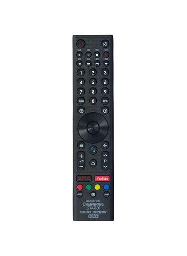 Replacement Remote Control Compatible For ClassPro TV, Changhong TV, Star X TV, Aftron TV, LCD LED