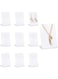 PandaHall 10 Packs Earring Display Racks, Ear Stud Holder Earring Hanging Organizer Jewellery Display Showcase for Pendant Necklace Jewellery Display Retail Use, 3.6x4.9x7cm/1.4x1.9x2.7inch
