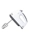 Gear Electric Egg Beater Automatic Hand Mixer Blender Plastics Rotating Push Whisk Cream Mixer Stirrer White