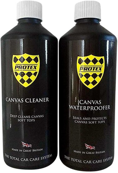 PROTEX Convertible Soft Top Care Kit With Canvas Cleaner &amp; Waterproofer - 500ml