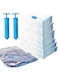 Fixwal&reg; Pack 17 Vacuum Storage Bags with 2 pumps, اكياس شفط الهواء, Sealer Bags for Clothing, Saver Bags, Sealer Bags for Clothes, Duvets, Bedding, Pillows, Blankets, Curtains, Comforters, Travel.