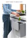Kitchen Compost Bin for Counter Top or Under Sink Hanging Small Trash Can with Lid