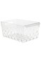 basket for fridge, transparent, 30 x 19 x 14 cm