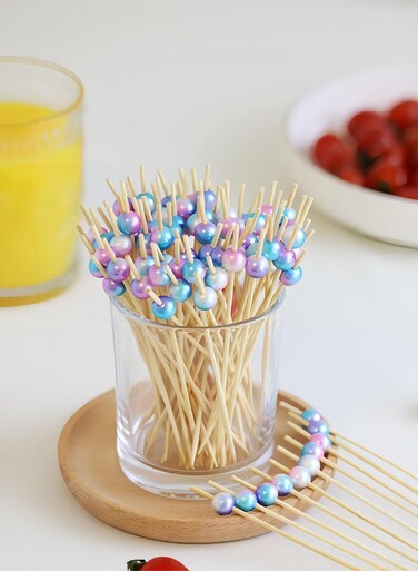 Bamboo Fruit Pick Set