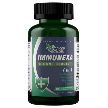 كبسولات Ams Immunnexa، معزز لجهاز المناعة، عبوة من 60 كبسولة