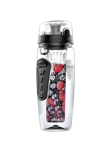 Nyganmelloz Fruit Infuser Juice Shaker Water Bottle Safe Healthy Eco-Friendly Travel Camping Lemon Water Bottle 1000ml
